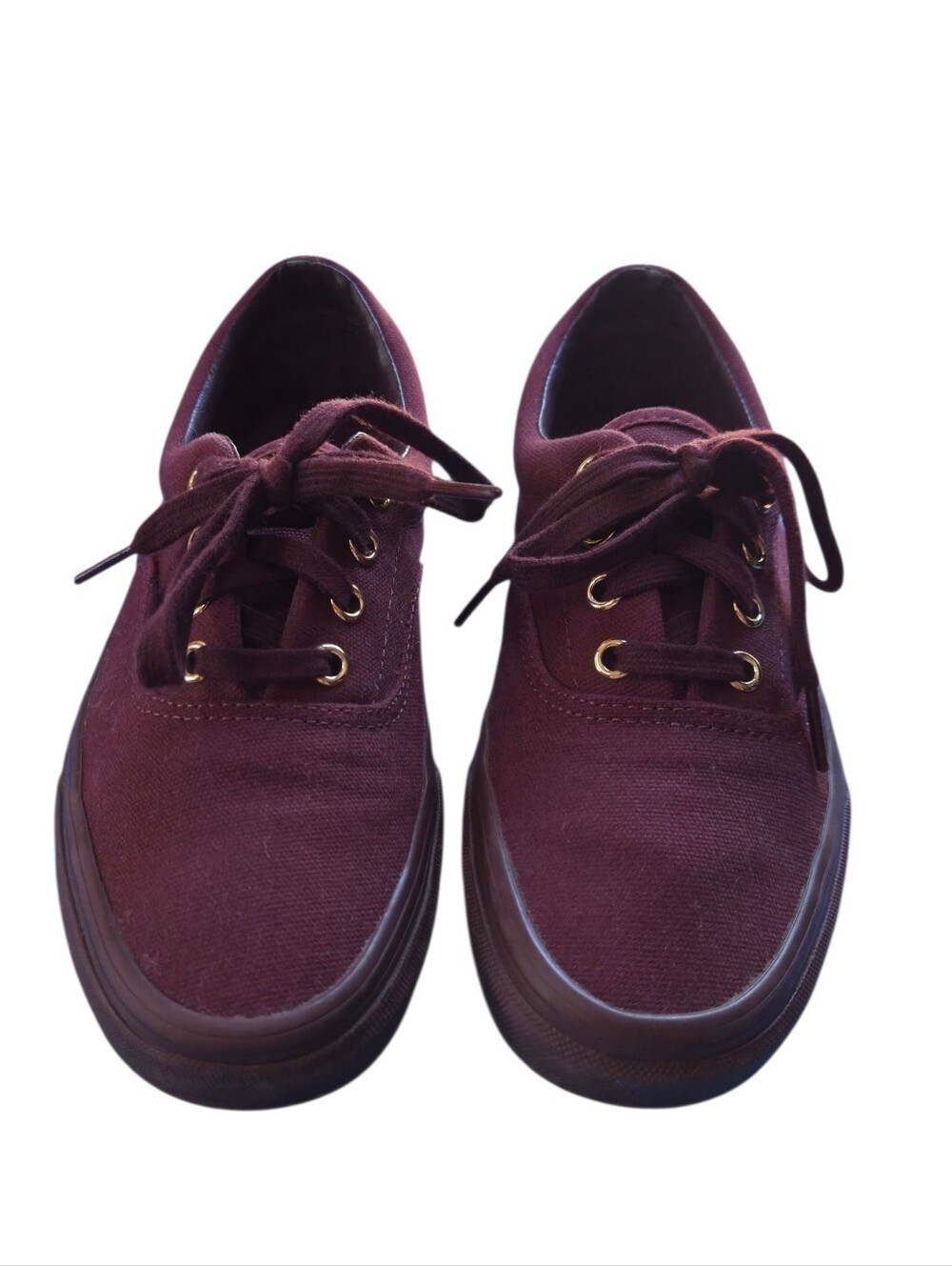 Vans maroon Era Gold Mono Port Royale sneakers